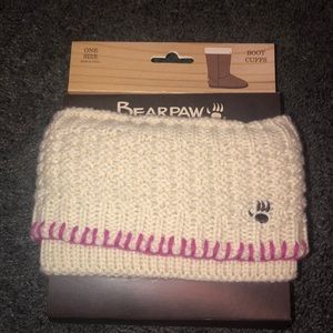 Bear paw boot cuffs